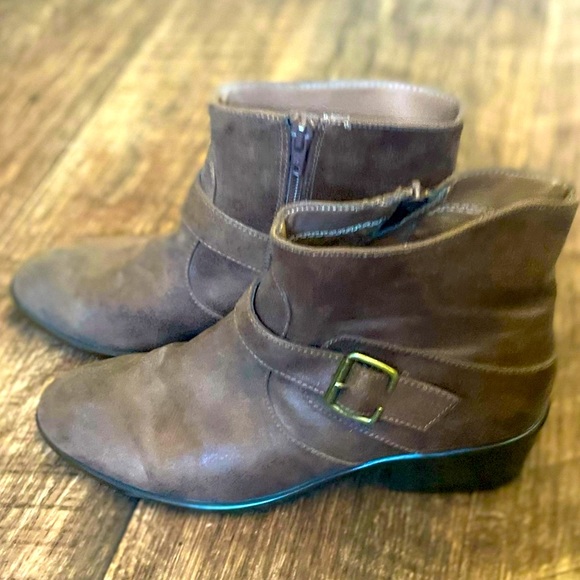 A2 By Aerosoles • My Way Brown Ankle Boots - Picture 6 of 10